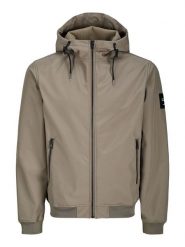 Jack & Jones Kurtka softshellowa w kolorze beżowym rozmiar: XL. Brązowe kurtki outdoor i hardshell Jack & Jones, xl, bez wzorów, bez kaptura. Za 169.95 zł.