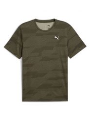 Puma Koszulka funkcyjna "Flex" w kolorze khaki rozmiar: L. Brązowe t-shirty sportowe Puma, bez wzorów, z materiału, bez ramiączek, outdoorowe. Za 95.92 zł.