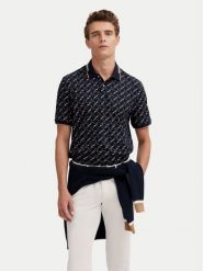 Bugatti Polo 8150-75032C Granatowy Regular Fit. Niebieskie koszulki polo Bugatti, l, bez wzorów, z syntetyku, bez kołnierzyka, bez ramiączek. Za 319.99 zł.