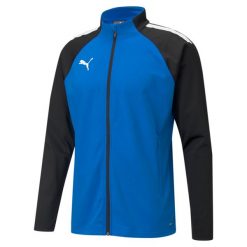 Kurtka treningowa Puma Team Liga. Czarne kurtki Puma, m, bez wzorów, z materiału, z kapturem. Za 188.25 zł.