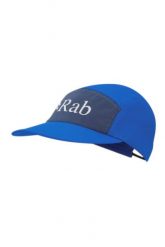Czapka z daszkiem trekkingowa Talus 5 Panel. Niebieskie czapki z daszkiem RAB, bez wzorów, z materiału. Za 179.99 zł.