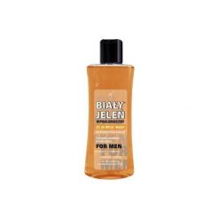 BIAŁY JELEŃ 175ml Imbir i biotyna Hipoalergiczny żel do mycia twarzy dla mężczyzn. Oczyszczanie marki Pollena. Za 6.99 zł.