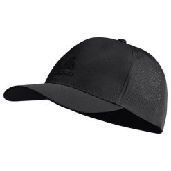 Czapka z daszkiem Odlo Performance Snapback Cap. Czarne czapki z daszkiem ODLO, bez wzorów. Za 159.99 zł.