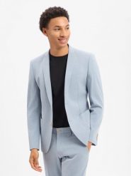 S.Oliver BLACK LABEL marynarka z zestawu modułowego Mężczyźni Regular Fit niebieski, 26. Czarne marynarki s.Oliver BLACK LABEL, m, bez wzorów, z bawełny. Za 599.95 zł.