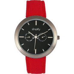 Zegarek kwarcowy "the 6100" w kolorze czerwono-antracytowo-czarnym. Zegarki marki Simplify. W wyprzedaży za 175.95 zł.