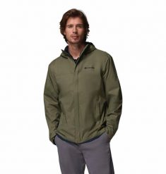 Kurtka anorak Mężczyzna COLUMBIA Watertight™ II Jacket. Zielone kurtki Columbia, m, bez wzorów, bez kaptura. Za 299.00 zł.