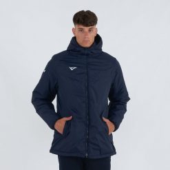 Kurtka Outdoor Bergen Niebieska. Niebieskie kurtki Legea, xl, bez wzorów, z materiału, z kapturem. Za 140.90 zł.