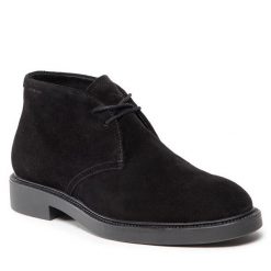 Trzewiki Vagabond Shoemakers. Czarne botki sznurowane Vagabond Shoemakers, bez wzorów, bez obcasa, bez zapięcia. Za 719.99 zł.