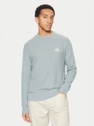 Calvin Klein Jeans Sweter J30J326746 Niebieski Relaxed Fit. Niebieskie swetry rozpinane Calvin Klein Jeans, l, bez wzorów, z bawełny, bez kołnierzyka, bez ramiączek. Za 259.99 zł.
