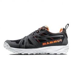 Buty trekkingowe męskie Mammut Saentis Low Gtx. Czarne buty trekkingowe Mammut, bez wzorów, z materiału, bez zapięcia, trekkingowe. Za 757.00 zł.
