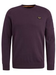 PME Legend Sweter w kolorze ciemnofioletowym rozmiar: XXL. Różowe swetry nierozpinane PME Legend, xxl, bez wzorów, z bawełny, bez kołnierzyka, bez ramiączek. Za 208.45 zł.