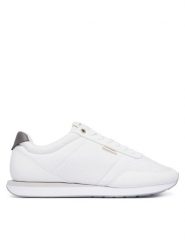 Calvin Klein Sneakersy Retro Runner T Lth Aop Ny HM0HM02213 Biały. Białe buty sportowe casual CALVIN KLEIN, bez wzorów, z materiału, bez zapięcia. Za 449.99 zł.