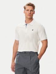 Beverly Hills Polo Club Polo P-SS26M-P450106 Biały Regular Fit. Białe koszulki polo sportowe Beverly Hills Polo Club, l, bez wzorów, z bawełny, bez kołnierzyka, bez ramiączek. Za 249.99 zł.