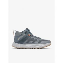 Buty turystyczne męskie Columbia Facet 75 Mid Outdry. Szare buty trekkingowe Columbia, bez wzorów, bez zapięcia, trekkingowe. Za 630.70 zł.