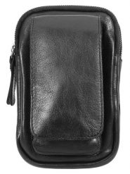 Wojas Skórzana torebka w kolorze czarnym - 13 x 18 x 7 cm rozmiar: onesize. Czarne torby na ramię Wojas, bez wzorów, z materiału, na ramię, małe, bez dodatków. Za 167.99 zł.