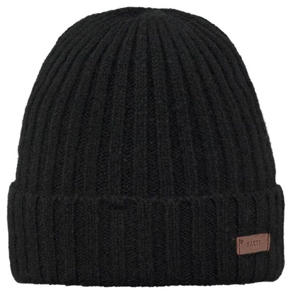 Czapka Barts Haakon. Czarne czapki zimowe Barts, bez wzorów, z polaru. Za 128.00 zł.