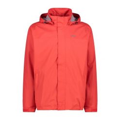 Kurtka przeciwdeszczowa z kapturem CMP Snaps. Brązowe kurtki przeciwdeszczowe CMP, bez wzorów, z puchu, z kapturem. Za 348.00 zł.