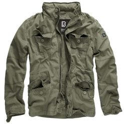 Kurtka męska Brandit M65 Britannia Olive. Zielone kurtki Brandit, m, bez wzorów, z bawełny, z kapturem. Za 356.15 zł.