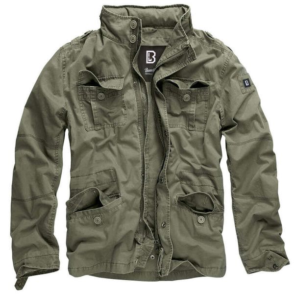 Kurtka męska Brandit M65 Britannia Olive. Zielone kurtki Brandit, m, bez wzorów, z bawełny, z kapturem. Za 356.15 zł.