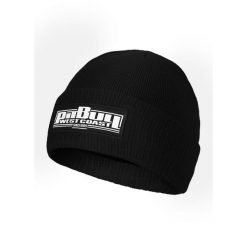 Czapka męska Pitbull zimowa One Tone Boxing. Czarne czapki zimowe PITBULL, bez wzorów. Za 59.00 zł.
