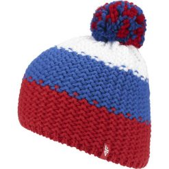 Czapka męska CAM154 - czerwony. Czerwone czapki zimowe 4F, bez wzorów, ze splotem. W wyprzedaży za 29.99 zł.
