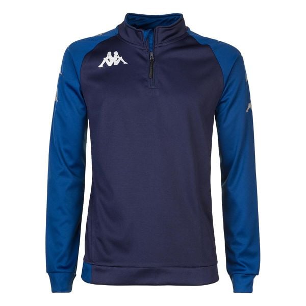 Bluza Kappa Trieste. Niebieskie bluzy Kappa, m, bez wzorów, bez kaptura. Za 178.70 zł.