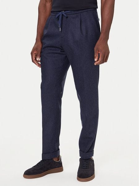 Paul&Shark Spodnie materiałowe 15314077 Granatowy Regular Fit. Niebieskie spodnie materiałowe PAUL&SHARK, m, bez wzorów, z materiału. Za 689.99 zł.