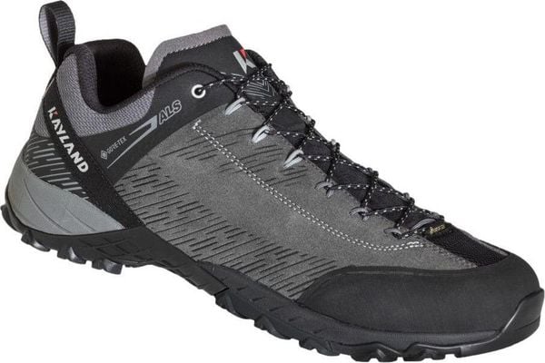 Buty trekkingowe Kayland Revolt Gore-Tex Czarny/Szary. Czarne buty turystyczne Kayland, bez wzorów, z gore-texu, bez zapięcia, trekkingowe, gore-tex. Za 694.60 zł.
