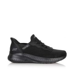 Buty treningowe męskie Skechers 118300BBK. Czarne buty treningowe Skechers, bez wzorów, z materiału. Za 345.00 zł.