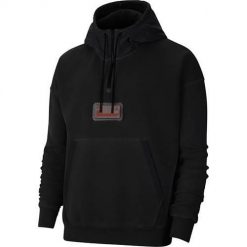 Bluza sportowa męska Nike M J 23ENG Flc PO Hoodie. Czarne bluzy z kapturem Nike, m, bez wzorów, z kapturem. Za 489.00 zł.