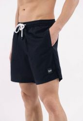 Szorty plażowe, Regular Fit, P-DARREL. Białe szorty Volcano, l, bez wzorów, z materiału, sportowe. Za 89.99 zł.