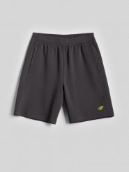 4F Spodenki dresowe męskie - szare XL. Szare krótkie spodenki sportowe 4F, m, bez wzorów, z dresówki. Za 129.99 zł.