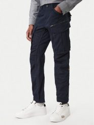 G-Star Raw Spodnie materiałowe Rovic D02190-5126 Granatowy Regular Fit. Niebieskie spodnie materiałowe G-Star Raw, m, bez wzorów, z materiału, retro. Za 639.99 zł.