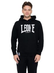 Męska bluza bokserska z kapturem. Białe bluzy z kapturem LEONE 1947 APPAREL, m, bez wzorów, z kapturem. Za 324.17 zł.