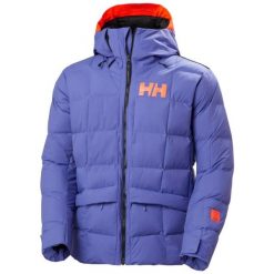 Kurtka z kapturem Helly Hansen Emiko Ridable. Fioletowe kurtki narciarskie i snowboardowe Helly Hansen, l, bez wzorów, narciarskie. Za 1,632.00 zł.
