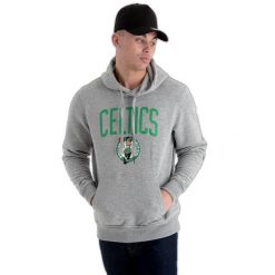 Bluza z kapturem Boston Celtics NBA. Szare bluzy z kapturem New Era, m, bez wzorów, z kapturem. W wyprzedaży za 255.30 zł.