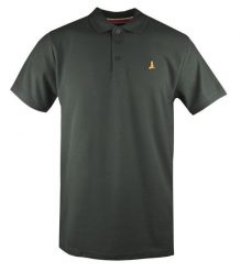 Klasyczna, Męska Koszulka Polo - Brave Soul - Kolor Khaki. Zielone koszulki polo Brave Soul, na lato, l, bez wzorów, z bawełny, bez kołnierzyka, bez ramiączek. Za 75.00 zł.