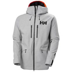 Kurtka narciarska Helly Hansen Garibaldi 2.0. Szare kurtki narciarskie i snowboardowe Helly Hansen, m, bez wzorów, z puchu, narciarskie. W wyprzedaży za 1,691.00 zł.