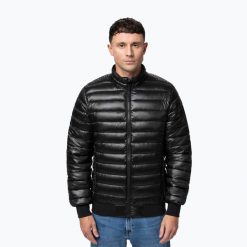 Kurtka męska Pitbull Harper Padded. Czarne kurtki PITBULL, l, bez wzorów, z materiału, bez kaptura. Za 249.99 zł.