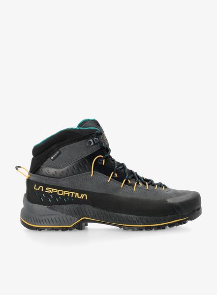 Buty podejściowe męskie La Sportiva TX4 Evo Mid GTX. Czarne buty turystyczne La Sportiva, na zimę, bez wzorów, z gore-texu, przed kolano, bez zapięcia, trekkingowe, gore-tex. Za 1,149.99 zł.