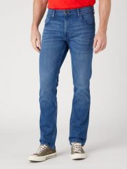 Wrangler Dżinsy "Greensboro" - Regular fit - w kolorze granatowym rozmiar: W38/L32. Niebieskie jeansy Wrangler, l. Za 217.99 zł.