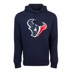 Bluza z kapturem Houston Texans NFL. Niebieskie bluzy New Era, m, bez wzorów, z kapturem. Za 294.50 zł.