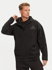 Adidas Bluza Z.N.E. JE7538 Czarny Regular Fit. Czarne bluzy Adidas, m, bez wzorów, z bawełny, bez kaptura. Za 339.99 zł.