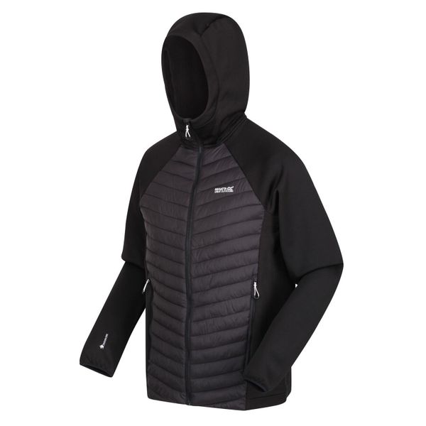 Kurtka uniwersalna męska Regatta Hybridjacke Andreson Vii. Czarne kurtki Regatta, na zimę, m, bez wzorów, z materiału, z kapturem. Za 278.05 zł.