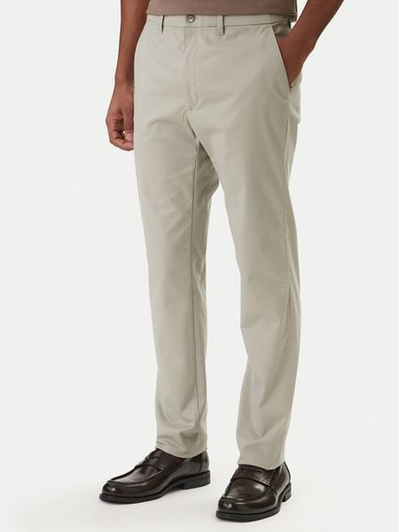 Calvin Klein Chinosy LV04LD613G Beżowy Slim Fit. Brązowe eleganckie spodnie CALVIN KLEIN, m, z bawełny. Za 294.99 zł.