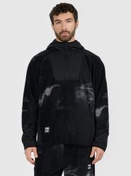 4F Polar loose z kapturem męski - czarny L. Czarne bluzy z polaru 4F, l, bez wzorów, z materiału, z kapturem. Za 199.99 zł.