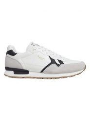 Pepe Jeans FOOTWEAR Sneakersy "Brit Supra" w kolorze białym rozmiar: 41. Białe buty sportowe casual Pepe Jeans FOOTWEAR, bez wzorów, z jeansu, bez zapięcia. Za 193.24 zł.