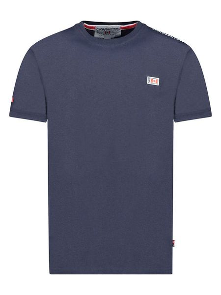 Canadian Peak Koszulka "Jaredeak" w kolorze granatowym rozmiar: 3XL. Niebieskie bezrękawniki Canadian Peak, xl, bez wzorów, z bawełny, bez kołnierzyka, bez ramiączek. Za 78.66 zł.