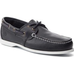 Mokasyny TIMBERLAND - Cedar Bay Boat Shoe TB0A199P4101 Navy Full Grain. Mokasyny marki Timberland. Za 529.99 zł.