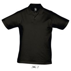 Polo Sol's Prescott. Czarne koszulki polo SOL'S, m, bez wzorów, bez kołnierzyka, bez ramiączek. Za 116.50 zł.